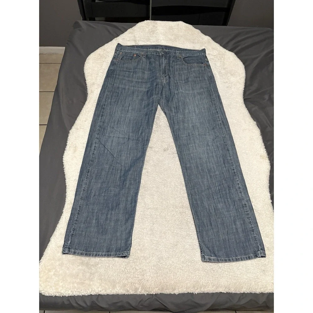 Levi's 569 Loose Straight Men's Blue Jeans Size 38x34 Pants